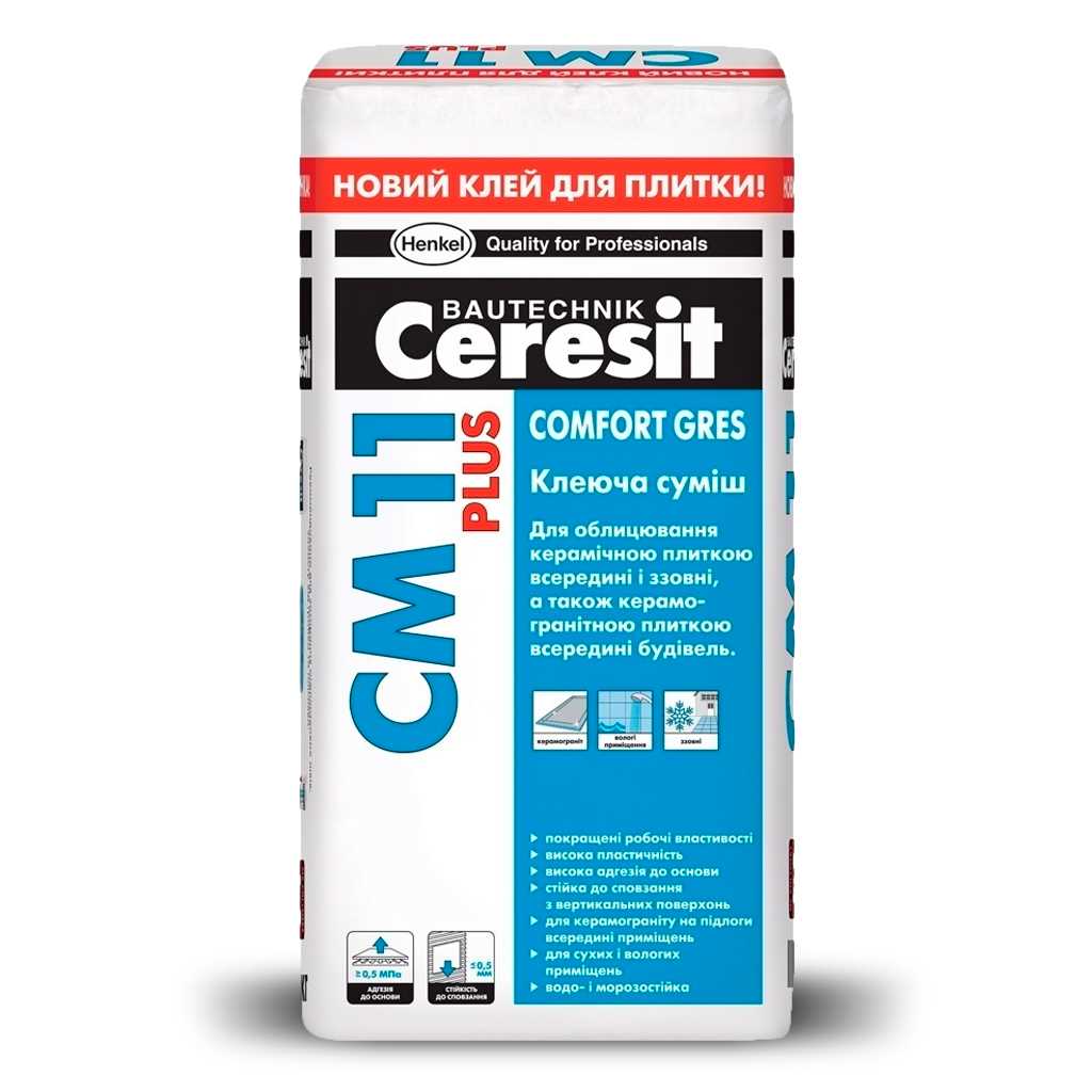 Клей для плитки ceresit cm11